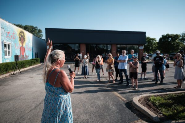 ‘We want healthy food’: Rally against Popeyes at Dempster-Dodge